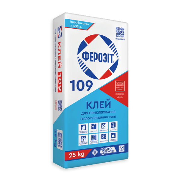 Клей для теплоізоляції Ферозіт 109 25 кг