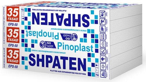 Пінопласт SHPATEN 35 FASAD (EPS-50)