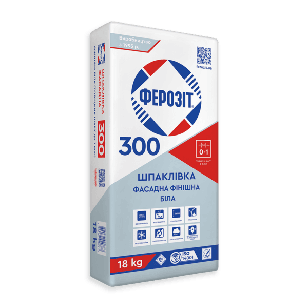 Шпаклівка Ферозіт фасадна 300 5 кг