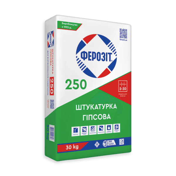 Штукатурка Ферозіт гіпсова 250 30 кг