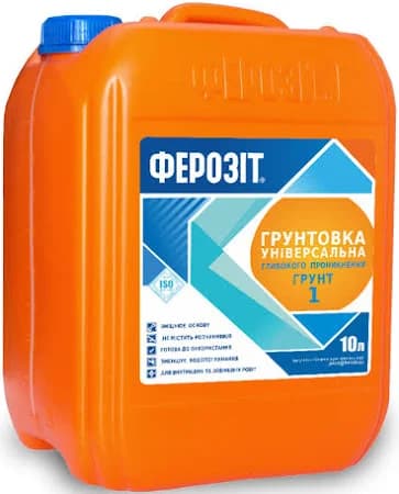 Ґрунтовка глибокопроникна Ферозіт Ґрунт 1 10 л