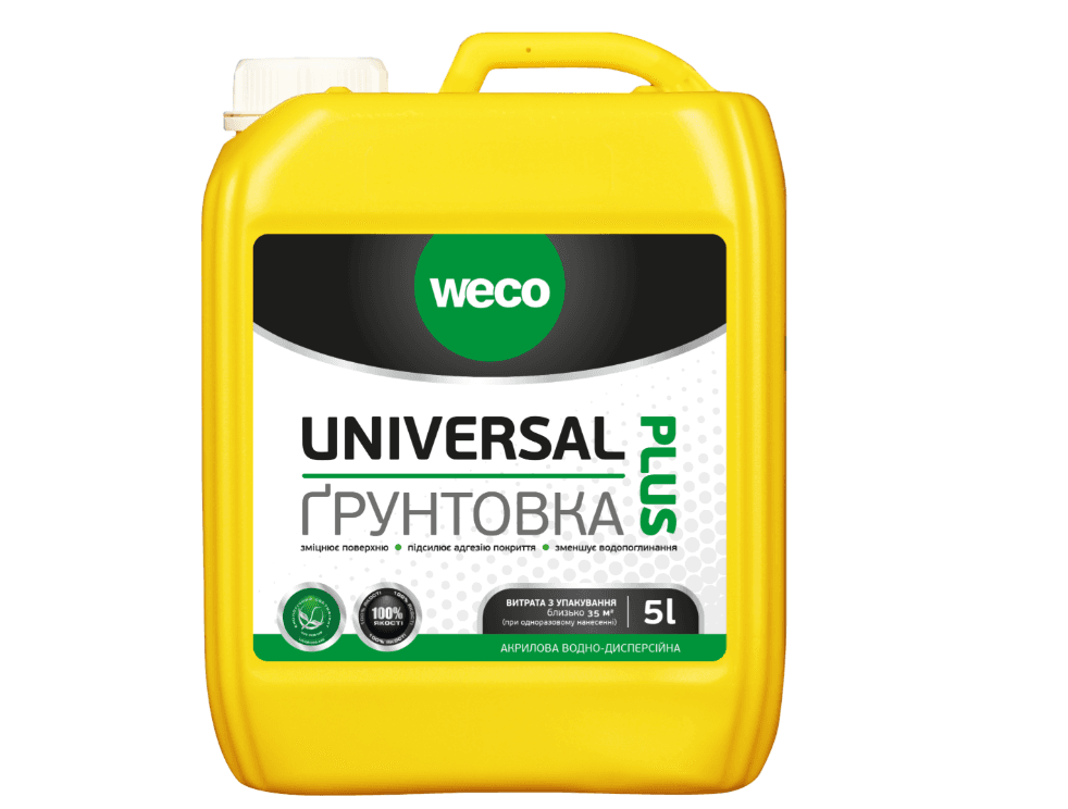 Ґрунтовка універсальна WECO Universal Plus 5 л