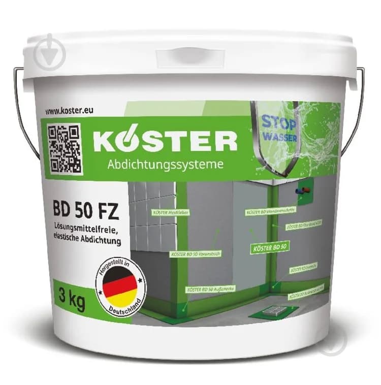 KÖSTER BD 50 FZ рідка мембрана 3л